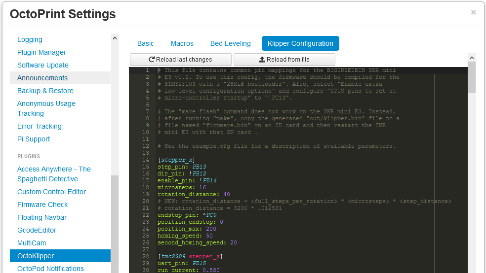 Klipper Config